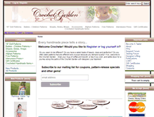 Tablet Screenshot of crochetgarden.com